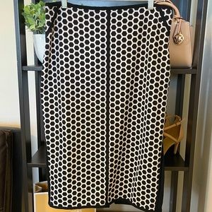 Worthington Geometric Skirt black & white size L